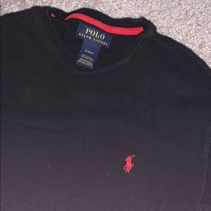 Ralph Lauren Thermal Polo Black